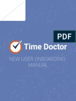 Time Doctor New User Onboarding Manual