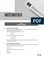 4 Materi Dan Latihan Soal SBMPTN - Sistem Persamaan