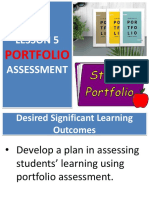 Lesson 5 Portfolio Assessment