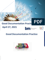 Good Documentation Practice