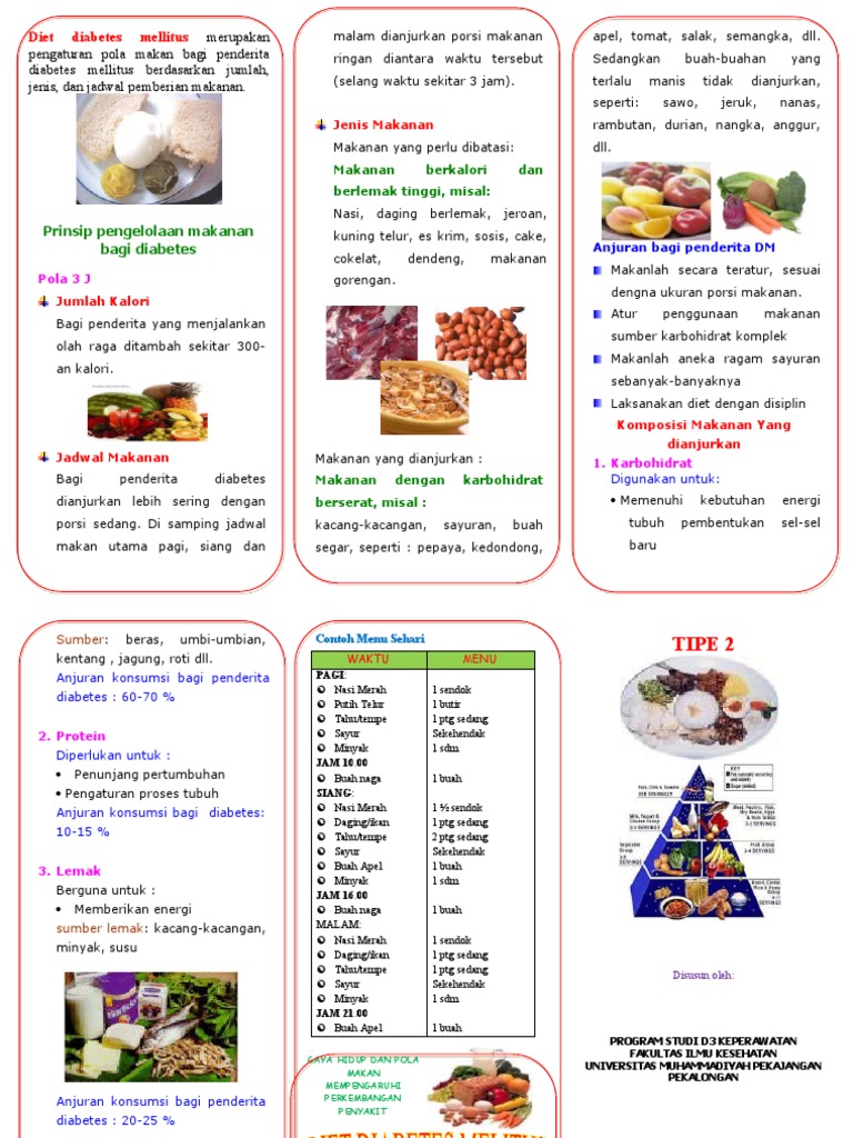Leaflet Diet DM PDF