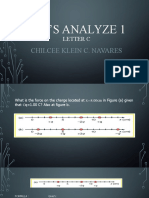 Let'S Analyze 1: Chilcee Klein C. Navares