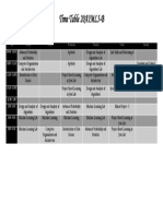 Time Table 20AIML5-B: Time Monday Tuesday Wednesday Thursday Friday Saturday 09:40 - 10:20 10:30 - 11:10 11:20 - 12:00