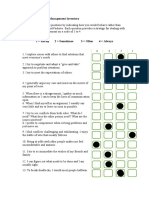 Direction: Answer The Questions by Indicating How You Would Behave Rather Than