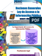 2.3. LEY DE ACCESO A LA INFORMACIÓN PÚBLICA (Presentación)