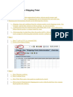 How To Determine Shipping Point: Background