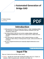 Workflow For Automated Generation of Bridge GAD: G Venkata Krishna