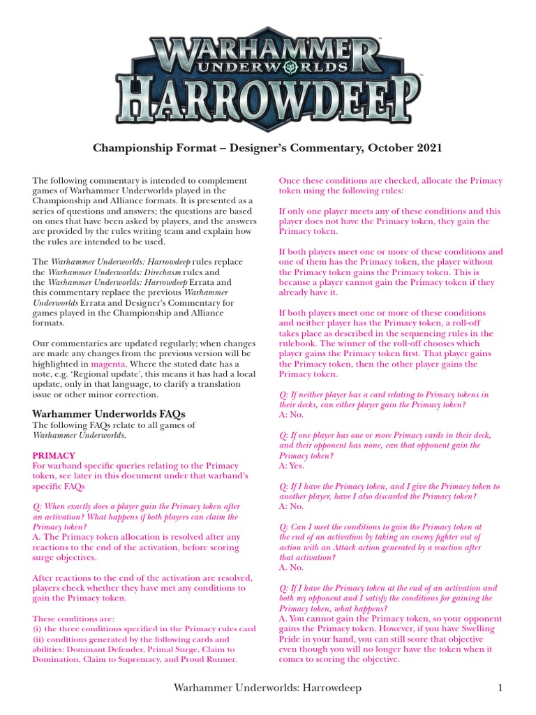 Format - Championship Design Commentary (12-2021) | PDF
