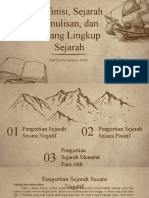 Definiisi Dan Ruang Lingkup Sejarah