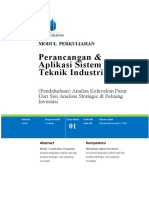 Modul Perancangan Dan Aplikasi Sistem Teknik Industri 2 (TM1)