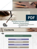 5 Konsep Dasar Definisi Komunikasi