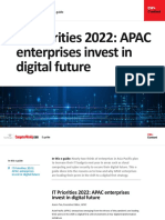 IT Priorities 2022: APAC Enterprises Invest in Digital Future