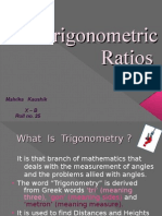 Trigonometric Ratios