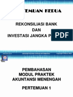 Pertemuan Kedua: Rekonsiliasi Bank DAN Investasi Jangka Pendek