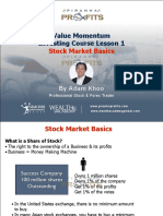 1) Stock Basics