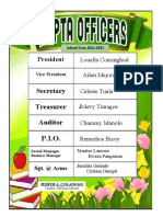Pta Officers
