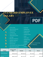 Standard Employee Salary - Presentation