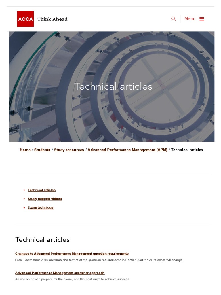 Advanced Performance Management Insights | PDF