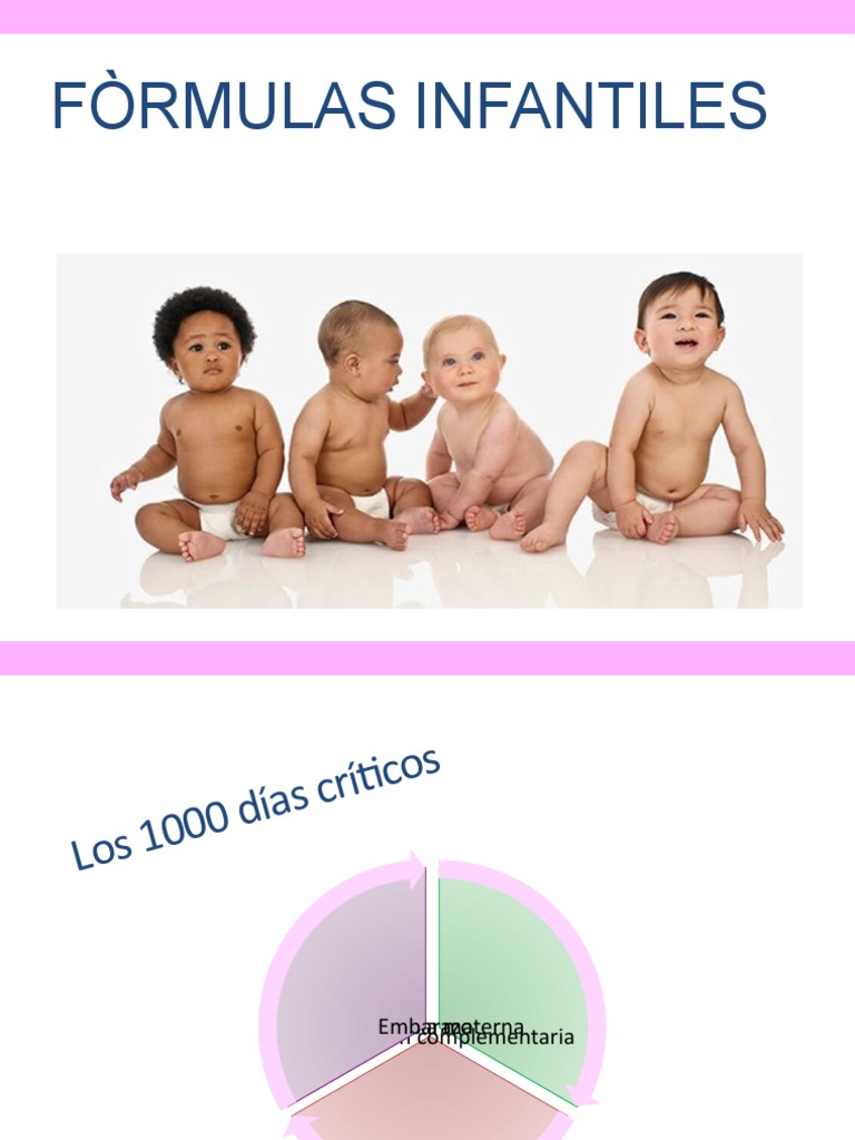 Fórmulas Infantiles: Guía Completa y Segura | PDF | Amamantamiento | Leche