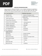 Supplier Information Form