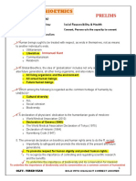 Clinical Bioethics: Prelims