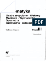 Żakowski W. - Matematyka. Część III. Liczby Zespolone, Wektory, Macierze, Wyznaczniki