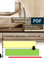 Membran Biologis Dan Mekanisme Absorpsi