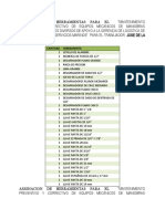 Asignacion de Herramientas