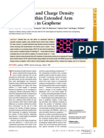 Bond Length and Charge Density Variations Within Extended Arm Chair Defects in Graphene