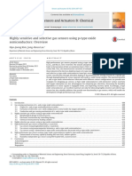 Highly Sensitive and Selective Gas Sensors Using P-Type Oxide Semiconductors - Overview