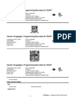 Programming Barcode - DS457 - Semen Grogobgan - NEW