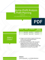 Latihan Soal Cost-Volume-Profit Analysis & Profit Planning (Pertemuan 3)