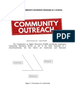 Model of A Community Extension Program of A School