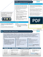 IBM Mini PDA Sales Speed Sheet