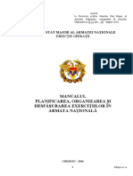 Manualul Planificarea, Organizarea Şi Desfăşurarea Exerciţiilor În Armata Naţională