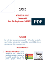 Clase 3 de Metrados