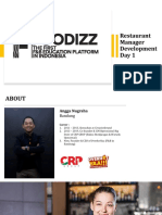 Day 1 Restaurant Manager Development - Angga Nugraha