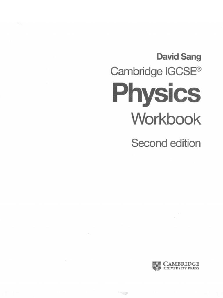IGCSE Workbook | PDF