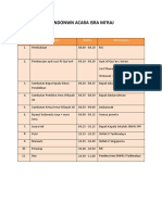 Rundown Acara Isra Miraj