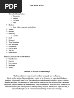 Ge6 Music Notes Elements of Music