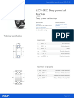 6209-2RS1 Deep Groove Ball Bearings - 20210720