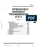 f1c1 CVT Continuously Variable Transmission Service and Repair Manual