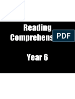 Reading Comprehension Year 6