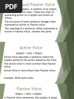 Notes - GE (Active and Passive Voice)