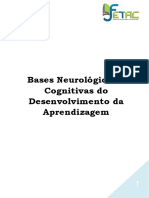 APOSTILA - BASES NEUROLÓGICAS E COGNITIVAS DO DESENVOLVIMENTO DA APRENDIZAGEM
