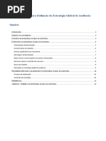 ORIENTAÇÕES PARA DEFINIÇÃO DA ESTRATÉGICA GLOBAL DE AUDITORIA (EGA)