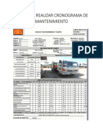 Guia para Realizar Cronograma de Mantenimiento