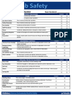 Laboratory Orientation Checklist