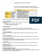 Tema 1, Economia, La Ciencia de Las Decisiones