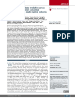 Comparison of Total Body Irradiation Versus Non-Total Body Irradiation Containing Regimens For de Novo Acute Myeloid Leukemia in Children